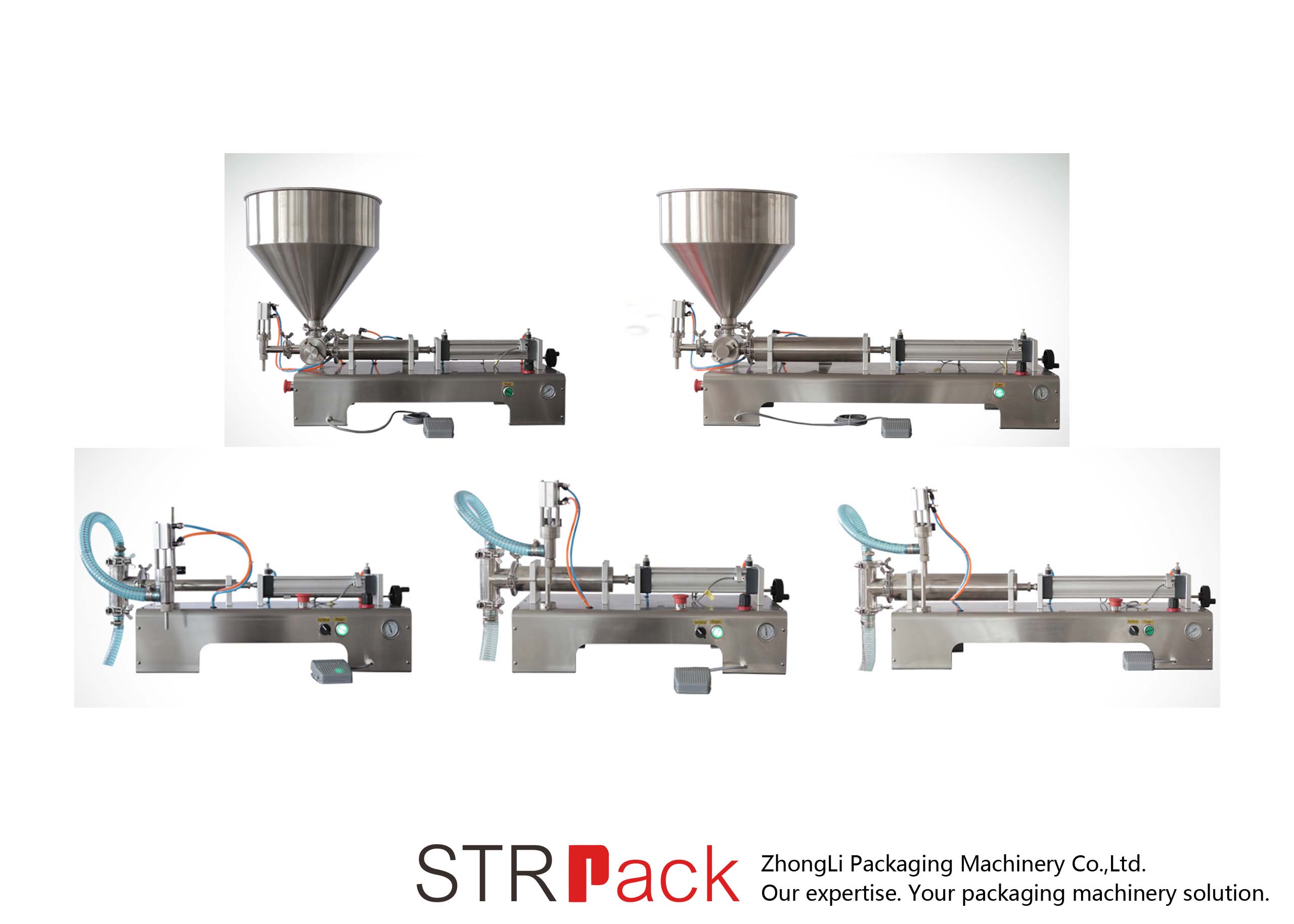 半自動ピストン液体充填機-Strpack